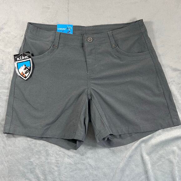 Kuhl Women's Trekr Shorts 5.5" Inseam Charcoal NWT size 10 - Picture 1 of 11